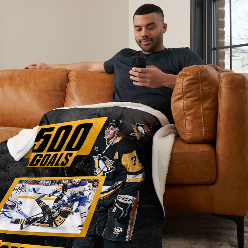 NHL Player Silk Touch Sherpa Throw Blanket