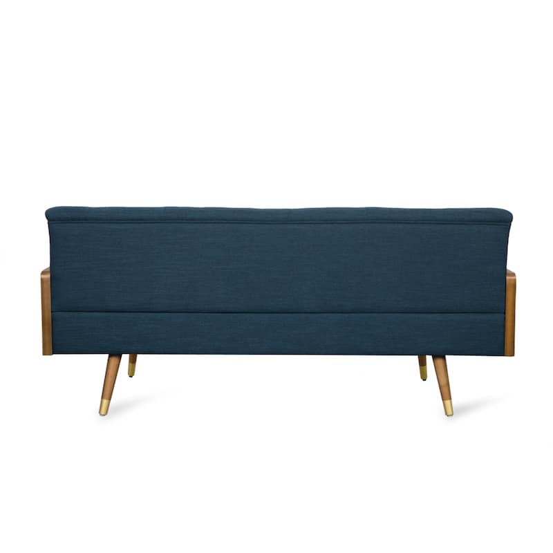 Jalon Mid-century Modern Tufted Fabric Sofa by Christopher Knight Home