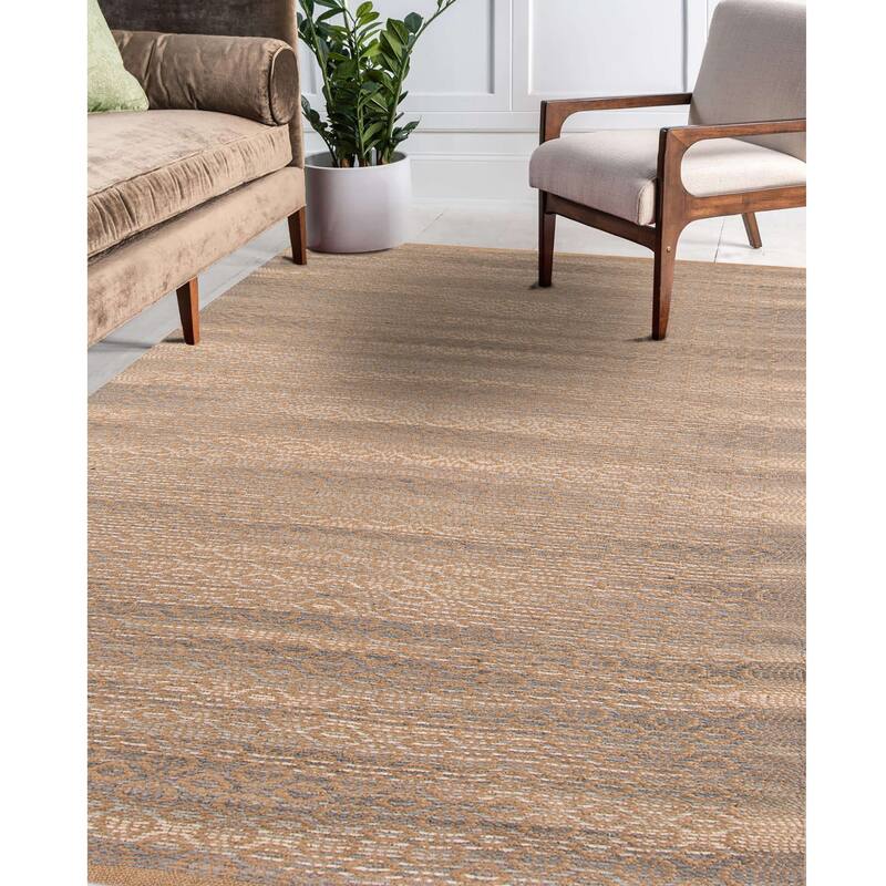 Sasha Sinae All-Natural Jute & Rayon Flatweave Area Rug