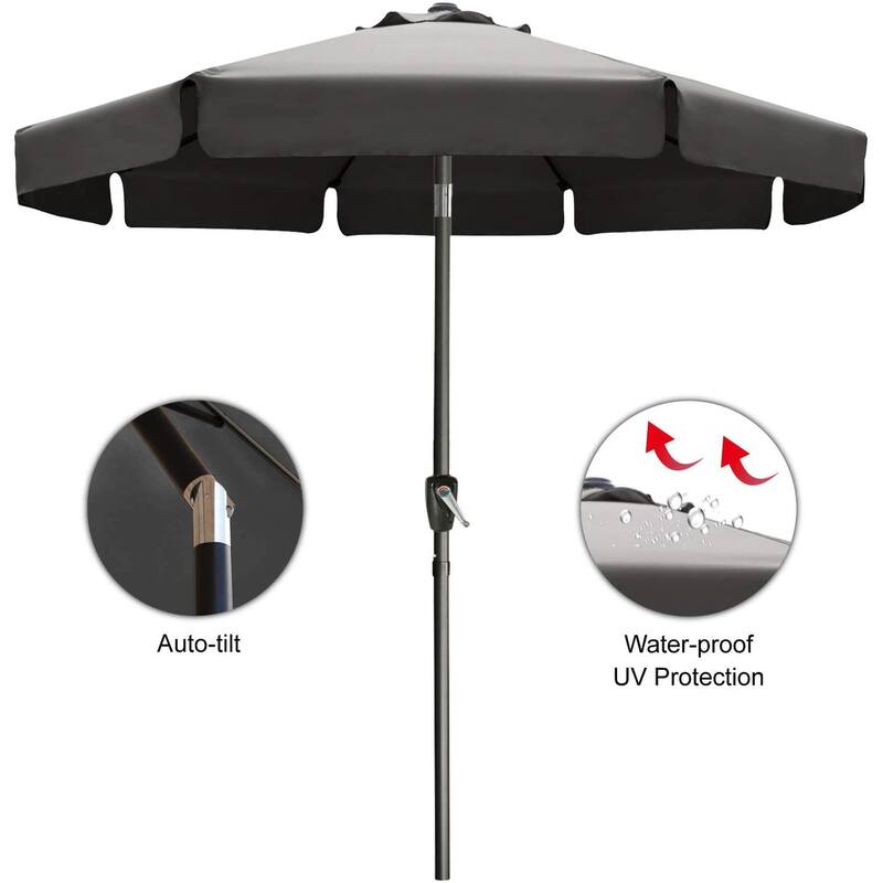 ABCCANOPY 7.5FT Outdoor Patio Table Market Umbrella for Garden