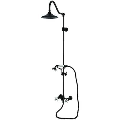 Kingston Brass CCK366.PX Kingston Ceramic Disc Shower System with
