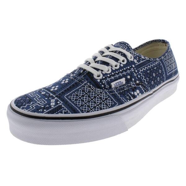 Shop Vans Mens Authentic Casual Shoes Paisley Low Top Overstock