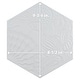 preview thumbnail 4 of 6, Merola Tile Gaudi Lux Hex White 8-1/2" x 9-3/4" Porcelain Floor and Wall Tile