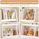 preview thumbnail 18 of 16, White Kids' Bookshelf Toy Organizer with Storage Bins