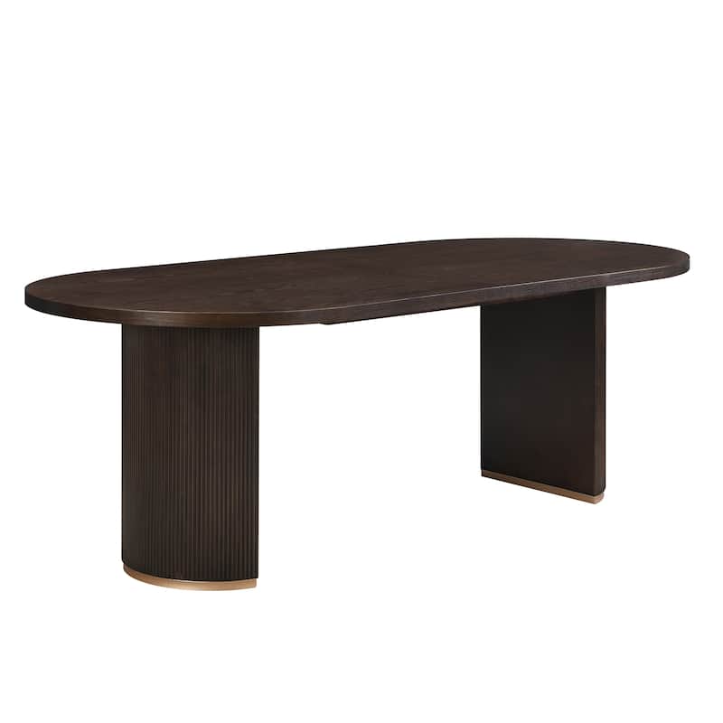 Christopher Knight Home - Eleanor Modern Style Oval Wood Dining Table