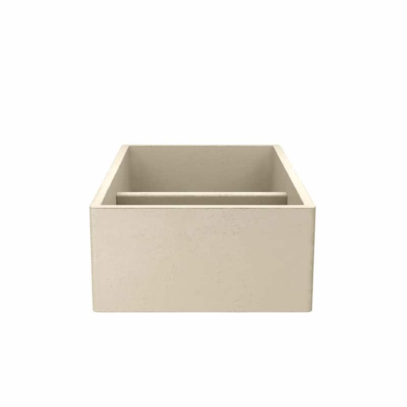 Farmhouse 33-inch Double Bowl NativeStone Kitchen Sink - 33" x 21" x 10.25"