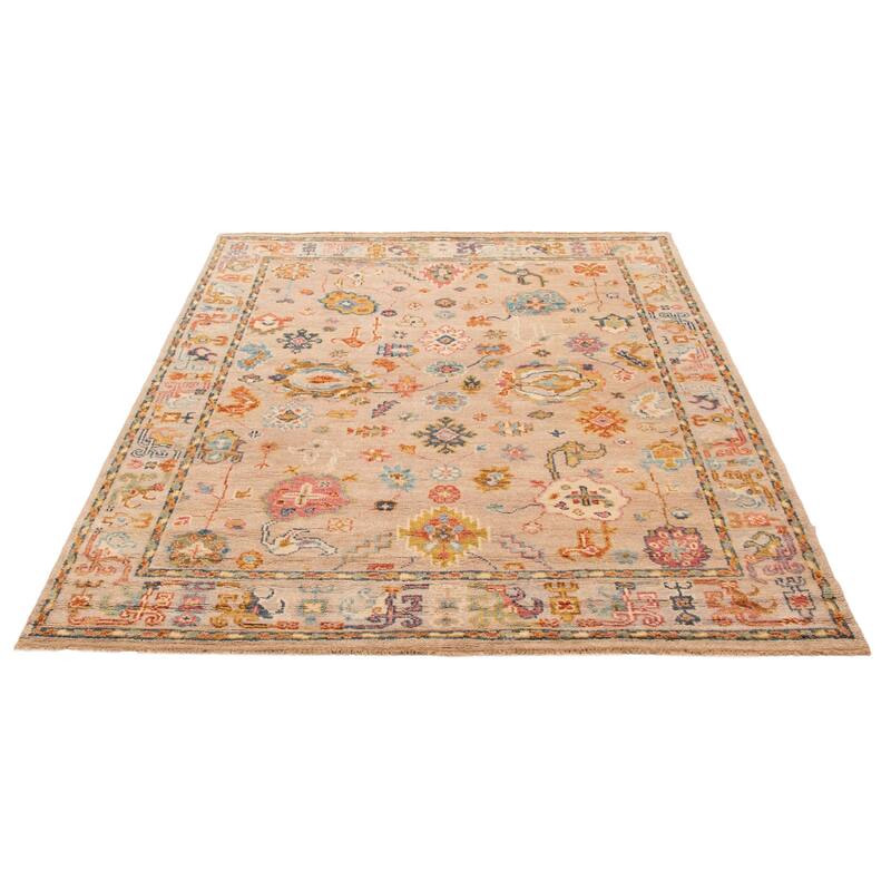 ECARPETGALLERY Hand-knotted Jules Serapi Beige Wool Rug - 8'2 x 9'11