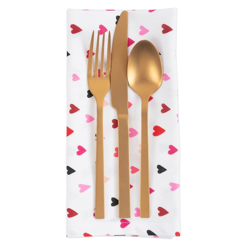 DII Valentines Day Print Napkin (Set of 6)