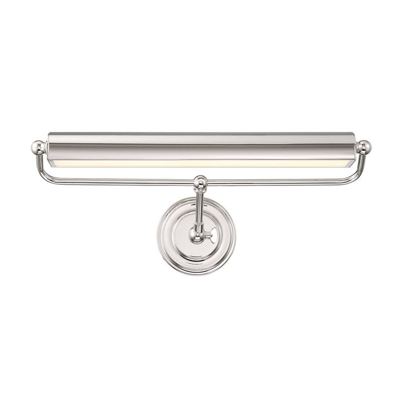 Miller Integrated LED Polished Nickel Sconce
