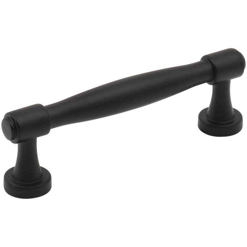 Jeffrey Alexander 132-96 Jules 3-3/4" Center to Center (96mm) Elegant - Matte Black