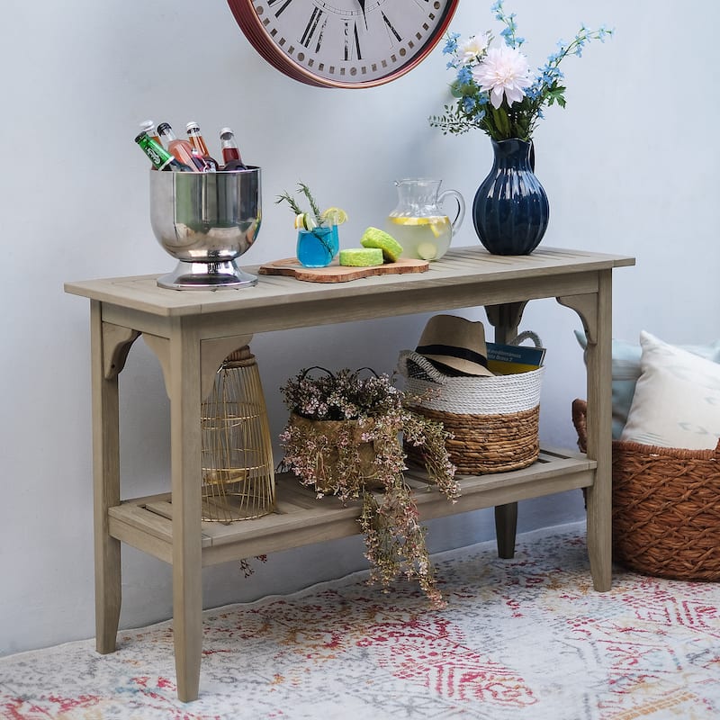 Cambridge Casual Leon Teak Outdoor Console Table