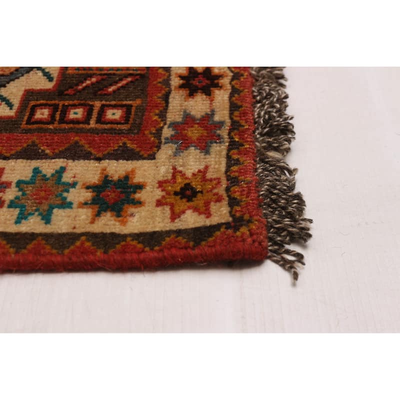 ECARPETGALLERY Hand-knotted Melis Red Wool Rug - 5'2 x 8'8