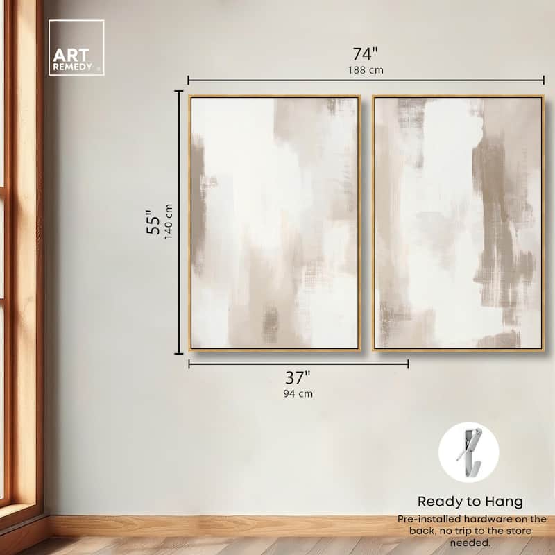 Winter Mist II Canvas Set of 2 by Art Remedy