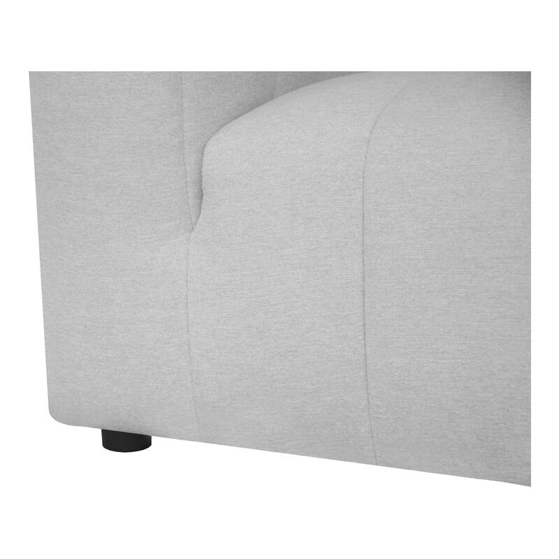 Aurelle Home Lilly Modern Channel-Stitched Modular Sectional - Large Open L-Shape Sofa