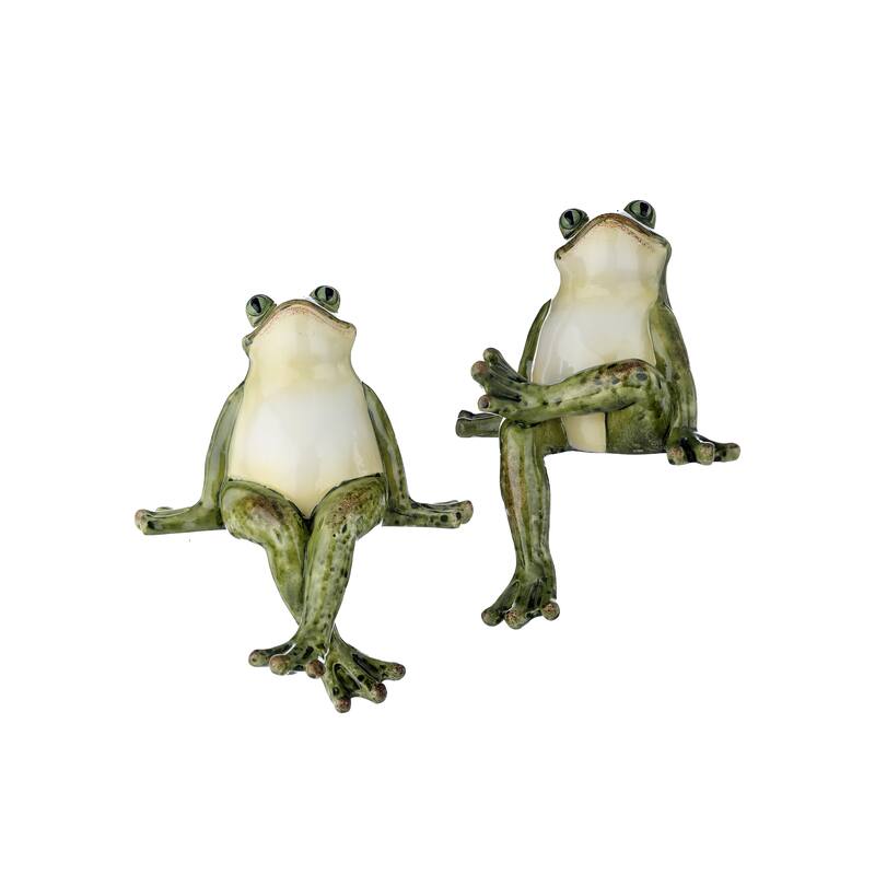 6" Resin Frog Sitter
