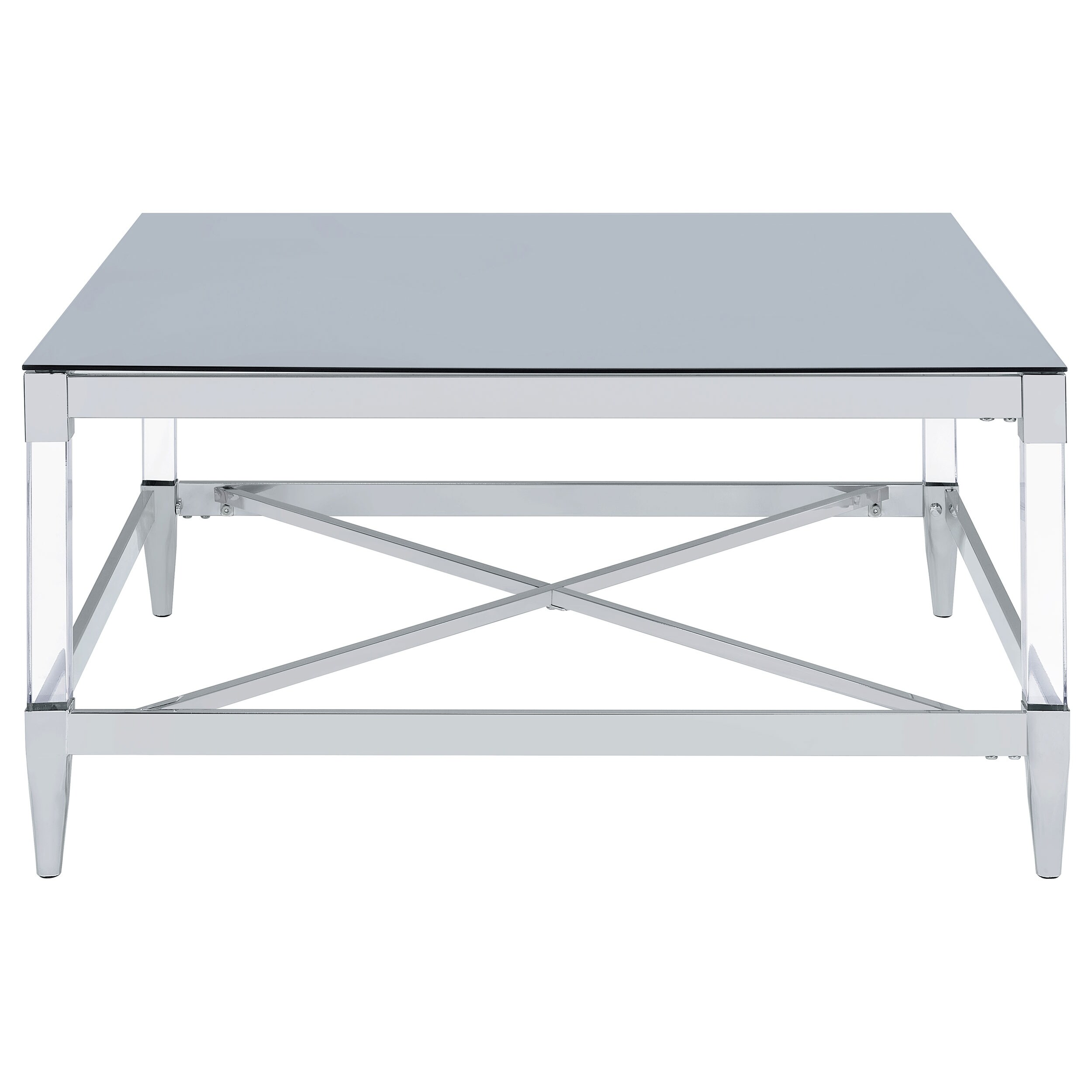 Square acrylic coffee table discount