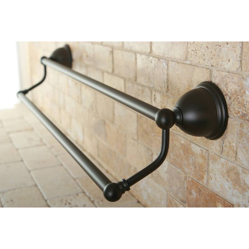 Kingston Brass Restoration 24-Inch Dual Towel Bar