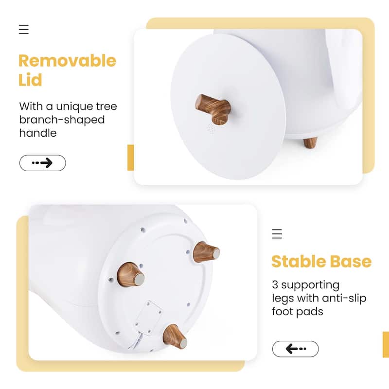 23L Bathroom Towel Warmer Bucket Timer w/ Fragrance Holder & Heating