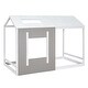 preview thumbnail 21 of 24, House Design Twin Wood Bed Frame,Twin Size House Platform Bed