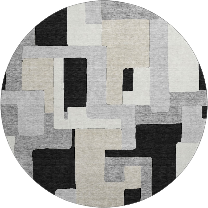 Premium Washable Super Soft Geo Casual Mayfield Rug
