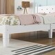 preview thumbnail 5 of 9, Twin Bed with Button-Decoration Headboard, with Bed Slats