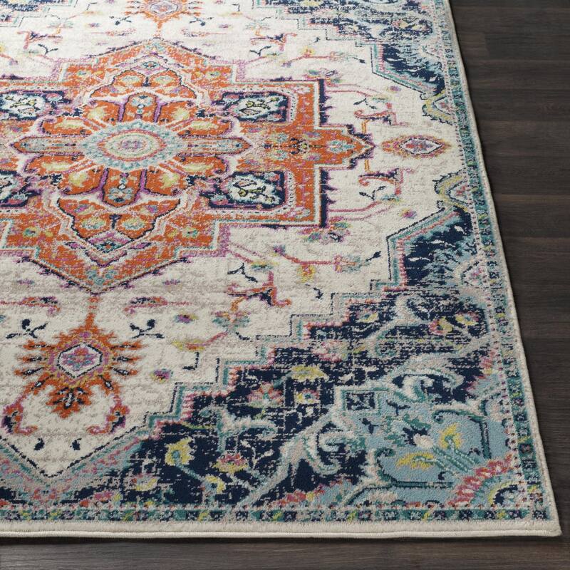 Livabliss Paramount Updated Traditional Medallion Area Rug