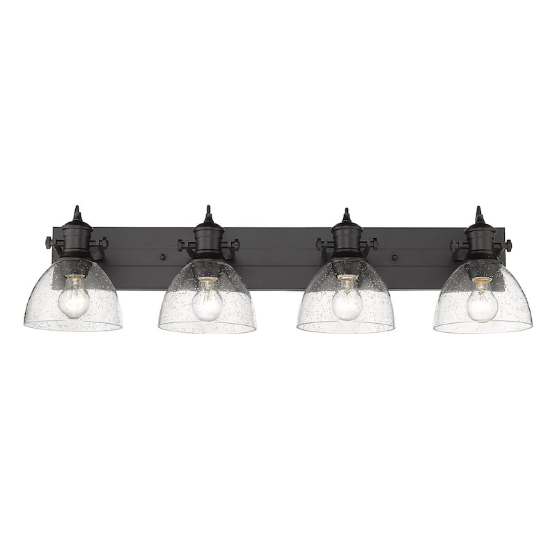 Golden Lighting Hines 4 Light 35" Wide Bathroom Vanity Light