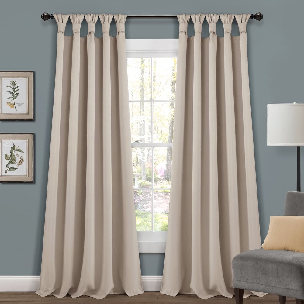 The Gray Barn Blazing Pitchforks Blackout Window Curtain Panel Pair