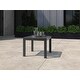 preview thumbnail 2 of 8, Tommy Hilfiger Monterey Outdoor Side Table, Gray Gunmetal