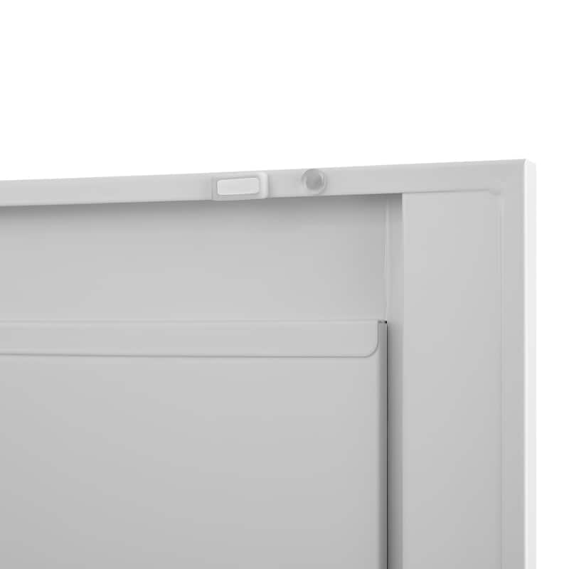 2 Doors Metal Storage Cabinet Kitchen Pantry Cabinet With Adjustable Shelves all Steel Cabinet Locker
