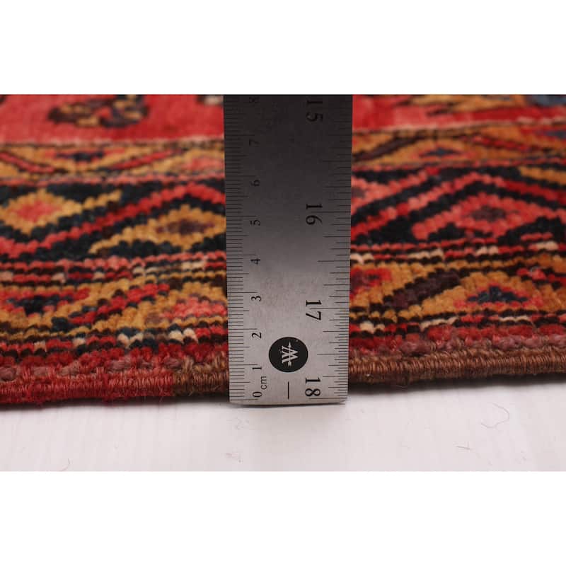 ECARPETGALLERY Hand-knotted Konya Anatolian Red Wool Rug - 3'10 x 11'0