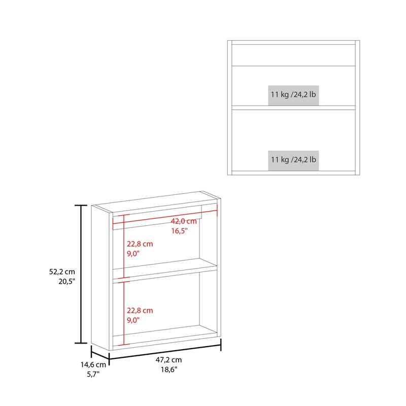 Medicine Cabinet with Mirrored Door, Spacious Storage with 2 Shelves, Compact Wall-Mounted Bathroom Cabinet