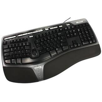 Microsoft 5qh Natural Ergonomic Keyboard 4000 For Business Black