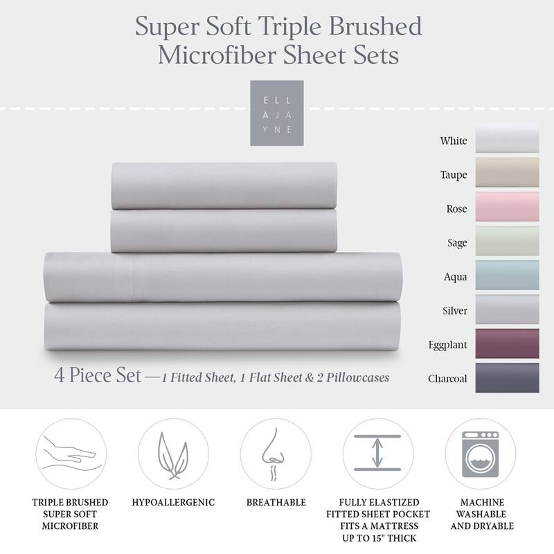 Ella Jayne Cozy Touch Sheets