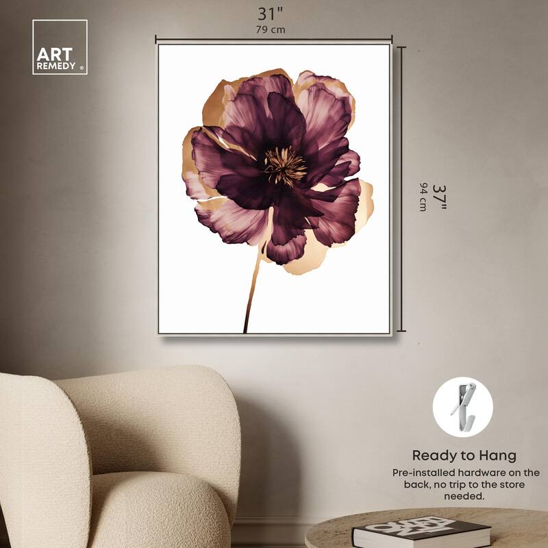 Lilac Blooming I Canvas by Art Remedy