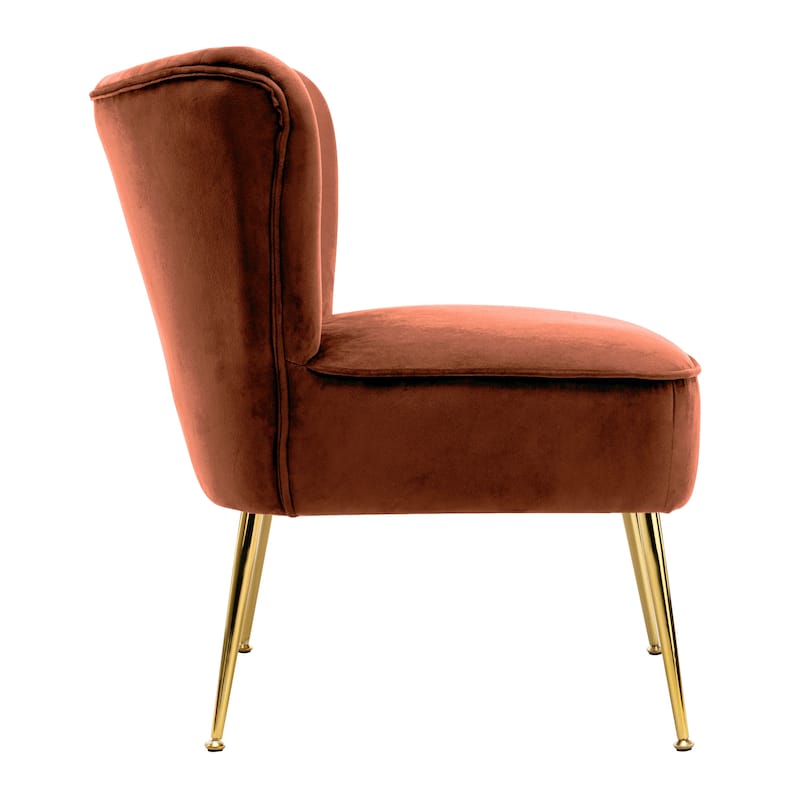 Heaven Contemporary Velvet Upholstered Accent Chair