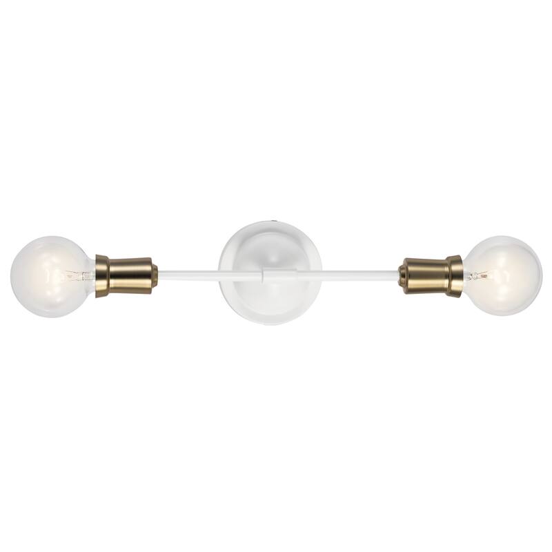 Kichler Armstrong 2 Light 17" Wide Bathroom Vanity Light - White