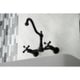 preview thumbnail 3 of 12, Kingston Brass Heritage 1.8 GPM Wall Mounted Bridge Kitchen Faucet