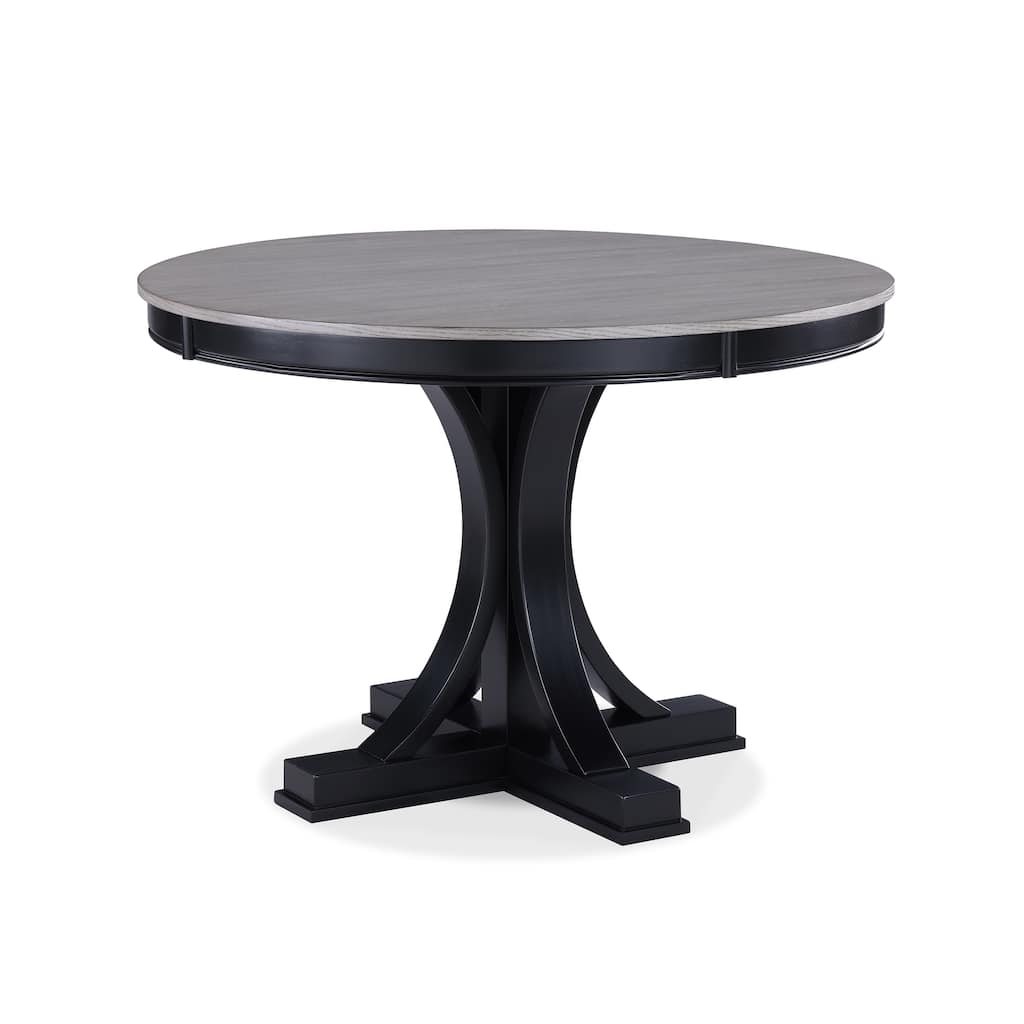1pc Contemporary Light Round Dining Table