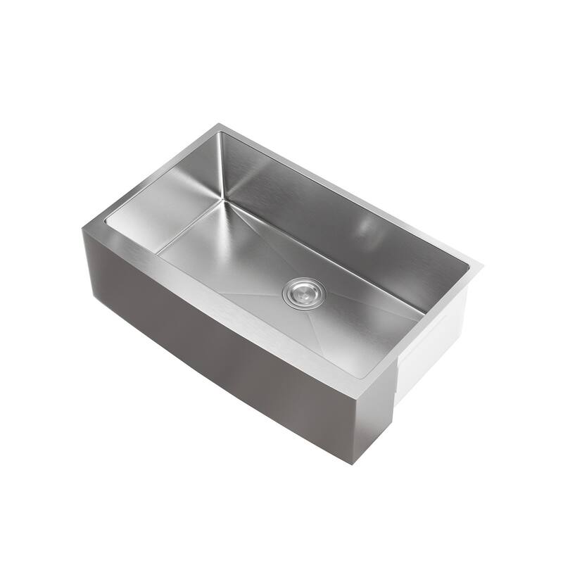 Indigo Home Stainless Steel farmhouse kitchen sink L27" x W22"