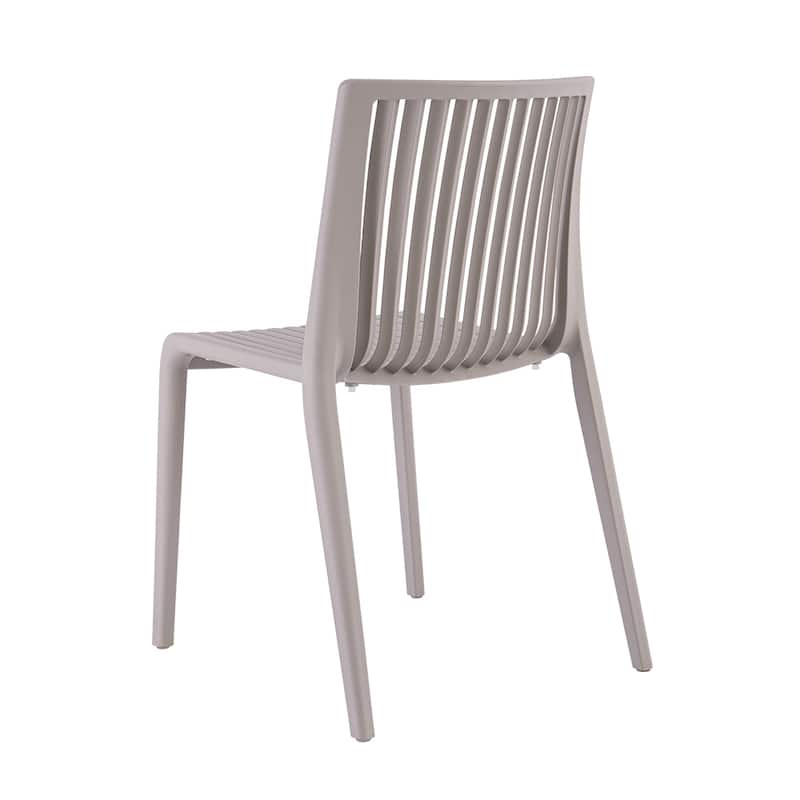 Lagoon Milos Resin Stackable All Weather Side Chair Set of 2
