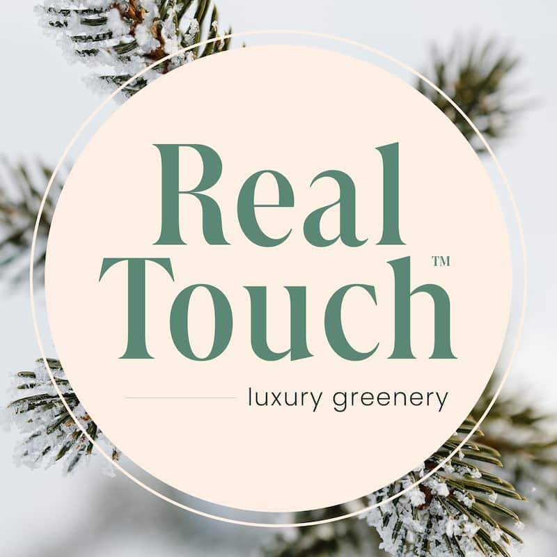 Real Touch™️ Cypress Eucalyptus Artificial Christmas Wreath 22" Unlit