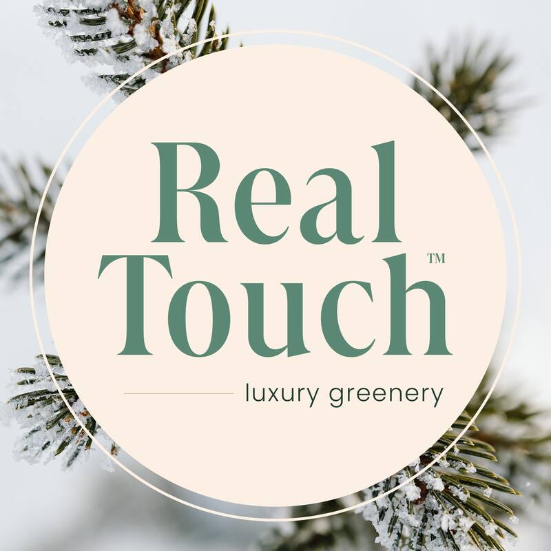 Real Touch ™ Evergreen Pine Artificial Christmas Wreath - 24" - Unlit