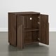preview thumbnail 50 of 49, Spruce & Spring Modern Sideboard Buffet Cabinet with Wave Design