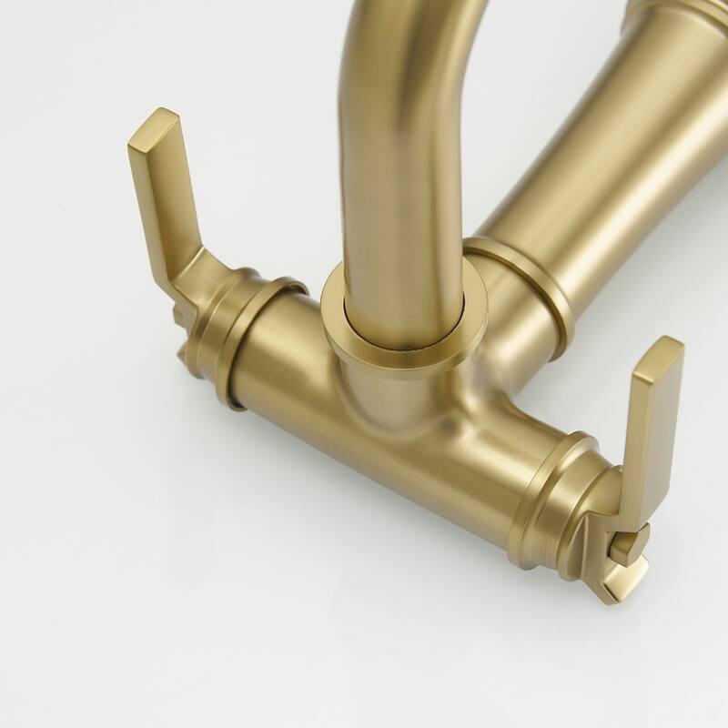 Industrial Style Two Handle Bathroom Faucet