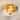 2-Light Farmhouse Dome Clear Rippled Glass Flush Mount Ceiling Light for Entryways, Hallways