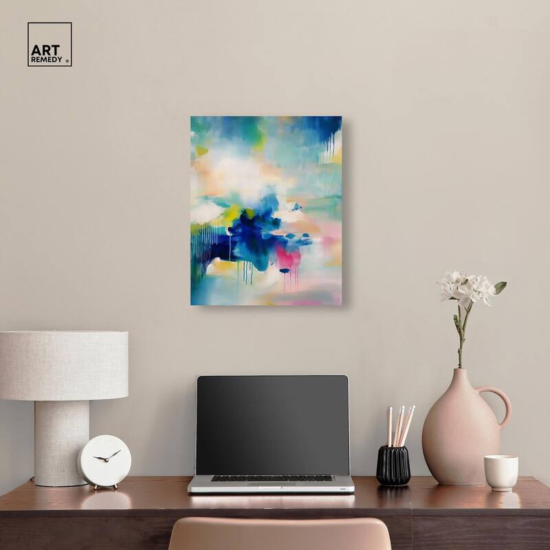 Prismatic Weeps Color II Canvas by Art Remedy, Gallery Wrapped