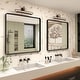 preview thumbnail 70 of 141, Apmir Metal Frame Tempered Glass Bathroom Vanity Mirror for Wall, Cloakroom, Bedroom