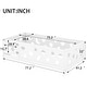 preview thumbnail 6 of 94, White Bed Frame Montessori Bed Twin Size Toddler Floor Bed with Guardrails and Door for Children Boys Girls Kids Playroom