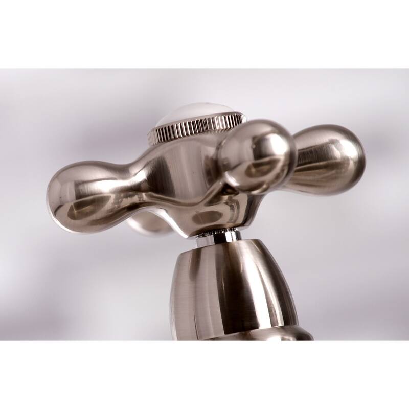 Kingston Brass English Country Bridge Kitchen Faucet with Sprayer